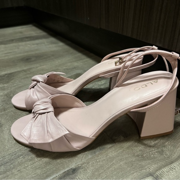 Aldo Angelbow sandals pink size 9 - Picture 2 of 3